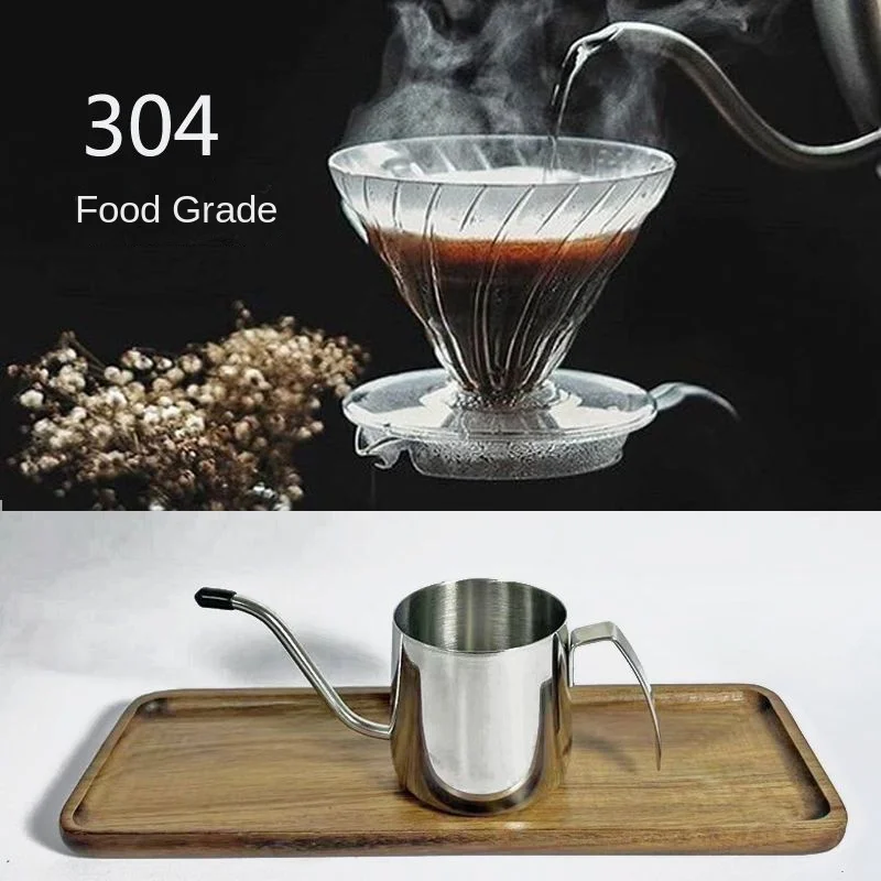 With Scale Hand Made Coffee Maker Tools Narrow Mouth Kettle Household Narrow Mouth Teapot Narrow-Mouth Pot Long Sprout Pot Small