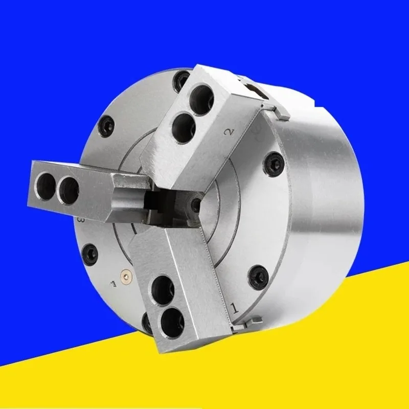 12 Inch KY12-2/3/4 High-Precision Solid Pneumatic Chuck for Mechanical CNC Lathes Standard High-Speed 2/3/4 Jaw Chuck