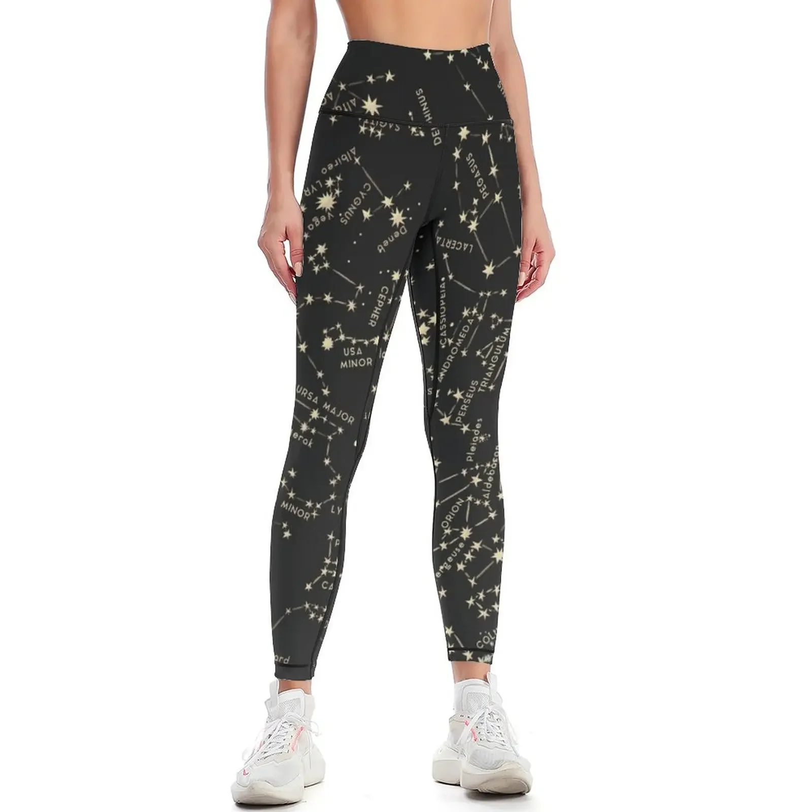 Come with me to see the stars Leggings push up legging legging pants raises butt Womens Leggings