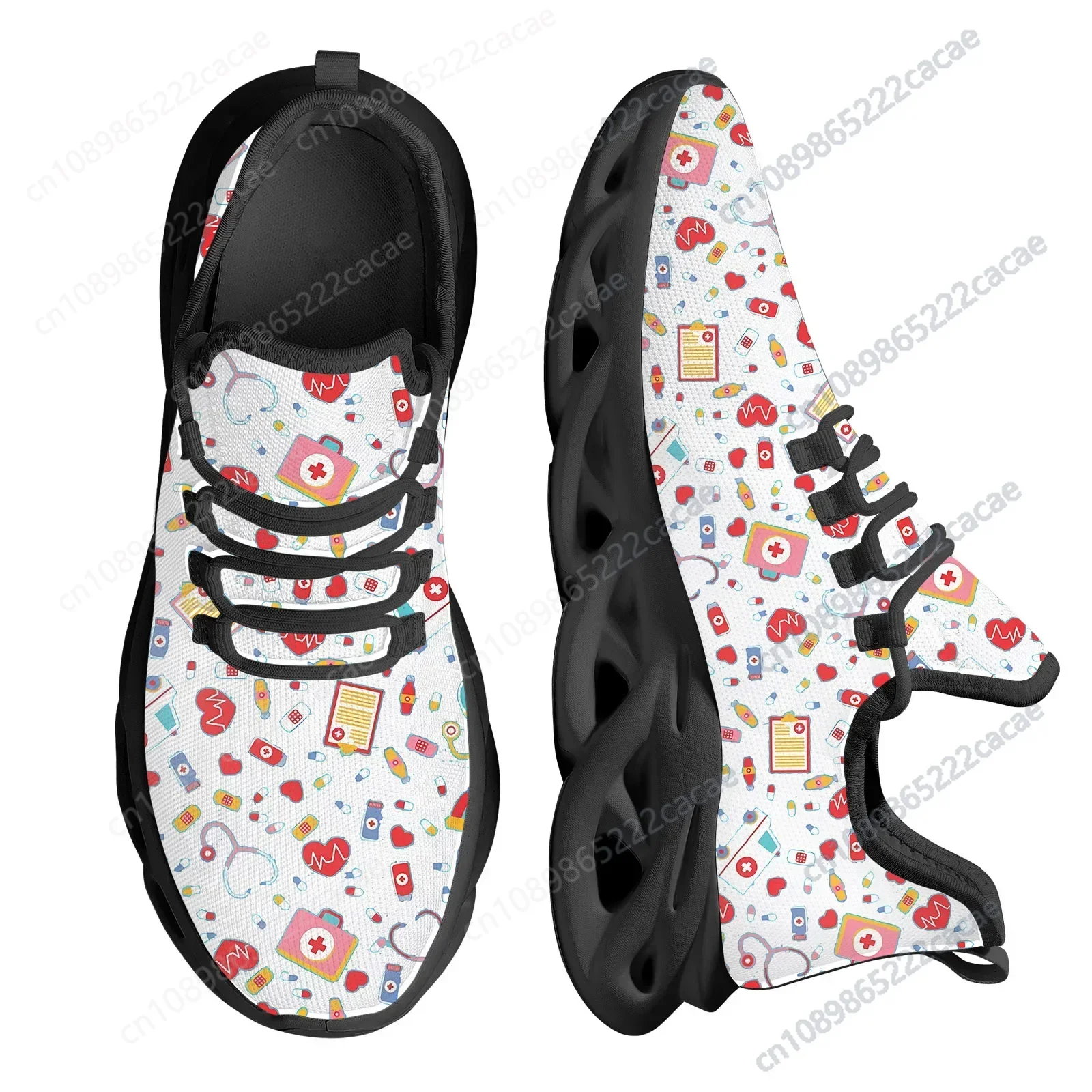 Women Sports Shoes Platform Sneakers Comfort Nurse Shoes Emergency Medical Design Walking Shoes for Female Zapatos