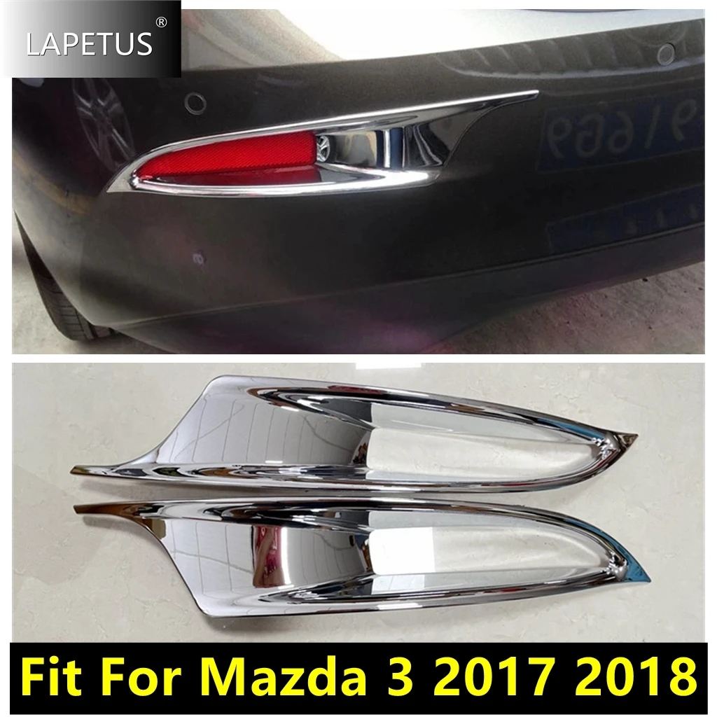 

Задний бампер, противотуманные фары, рамка для бровей, декоративная накладка, накладка автомобиля, хромированные аксессуары для Mazda 3 AXELA Sedan Hatchback 2017 2018