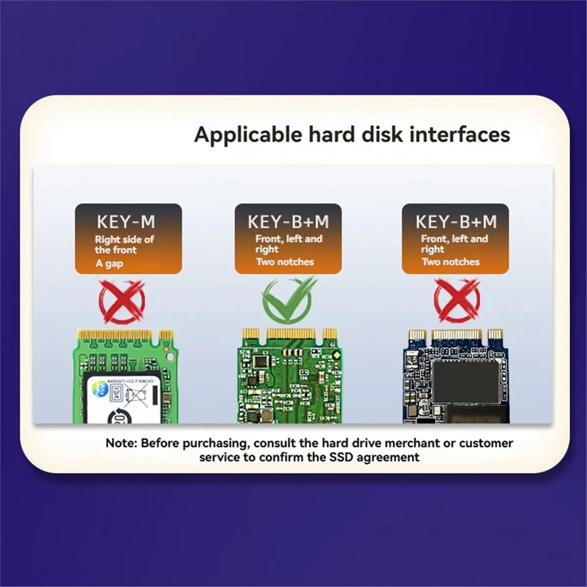 TCE MSATA to M.2 SATA SSD Adapter MSATA to M.2 KEY-B NGFF SATA Converter Card Riser Support 2230 2242 SSD