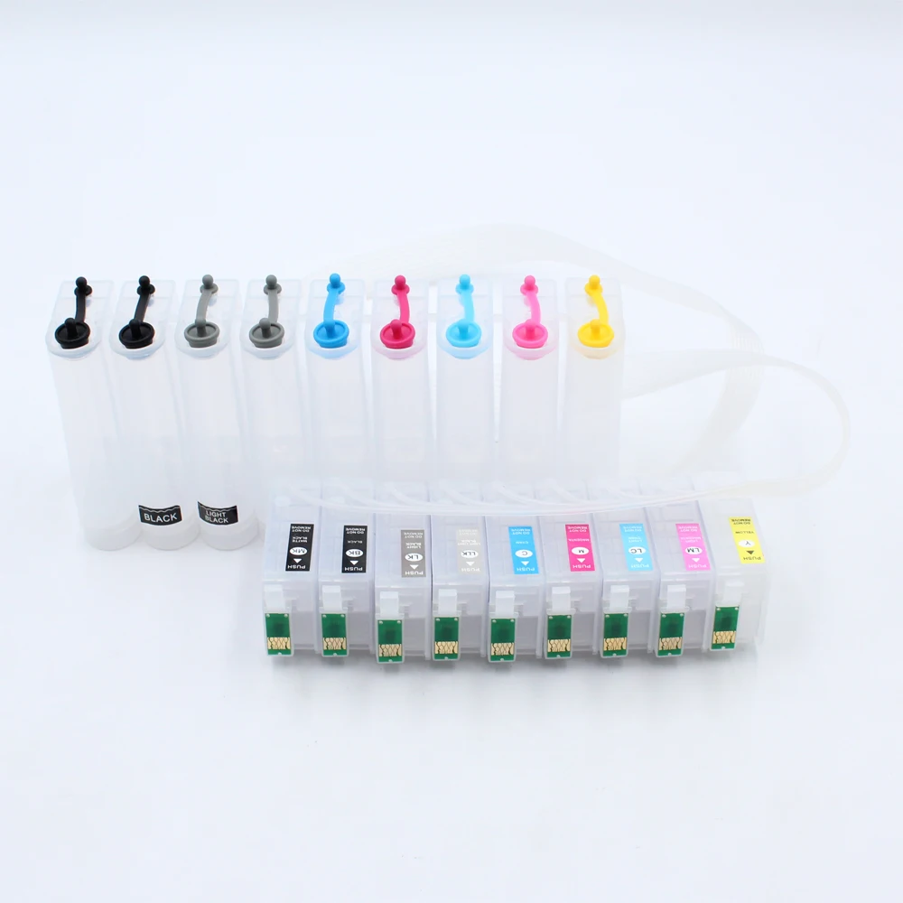 CISS R3000 continuous ink supply system with auto reset chips for Epson SureColor P600 R3000 printer Bulk ink system