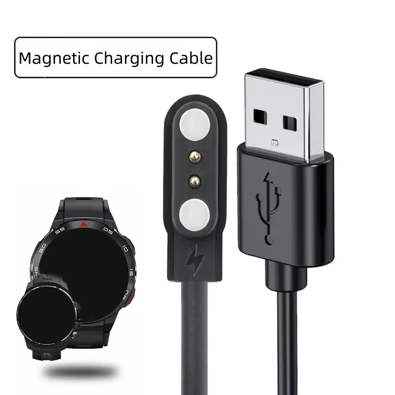 Universal Magnetic Charging Cable USB Dock Charger Power Line Line For Smart Watch Charger Replacement Dock Charger Power Line
