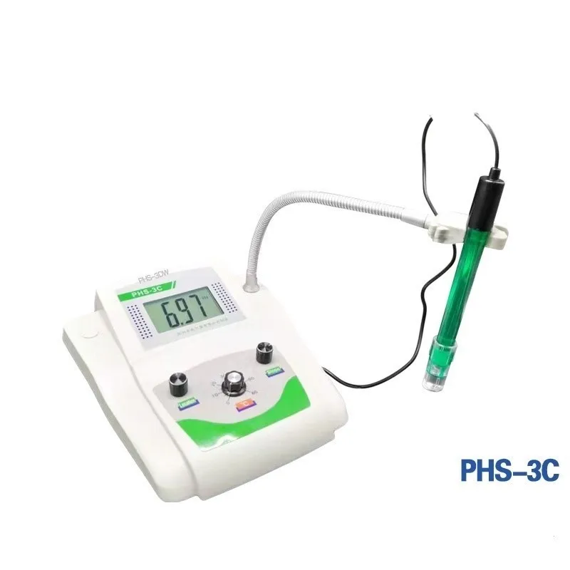 Precision PH meter PHS-2C/3C acidity meter PH composite electrode PH tester waste water for acid and alkali detection
