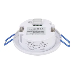 AC 220V-240V Adjustable Human Infrared Sensor Switch 500-1200W Infrared Motion Sensor Intelligent Switch 3-200LUX 6-8m Sensor