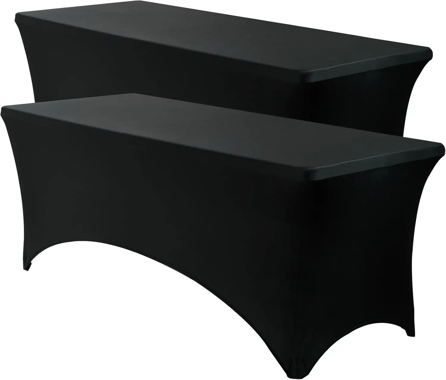 

Спандексовая скатерть-чехол для прямоугольных столов, эластичная, устойчивая к сминанию и моющаяся.