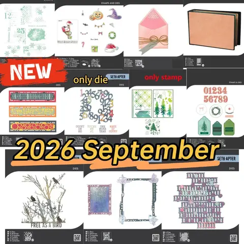 grass pumpkin 2026 New Metal Cutting Dies and Clear Stamps Cut Die Mold Blade Knife Punch Scrapbook Paper Craft Stencils Dies