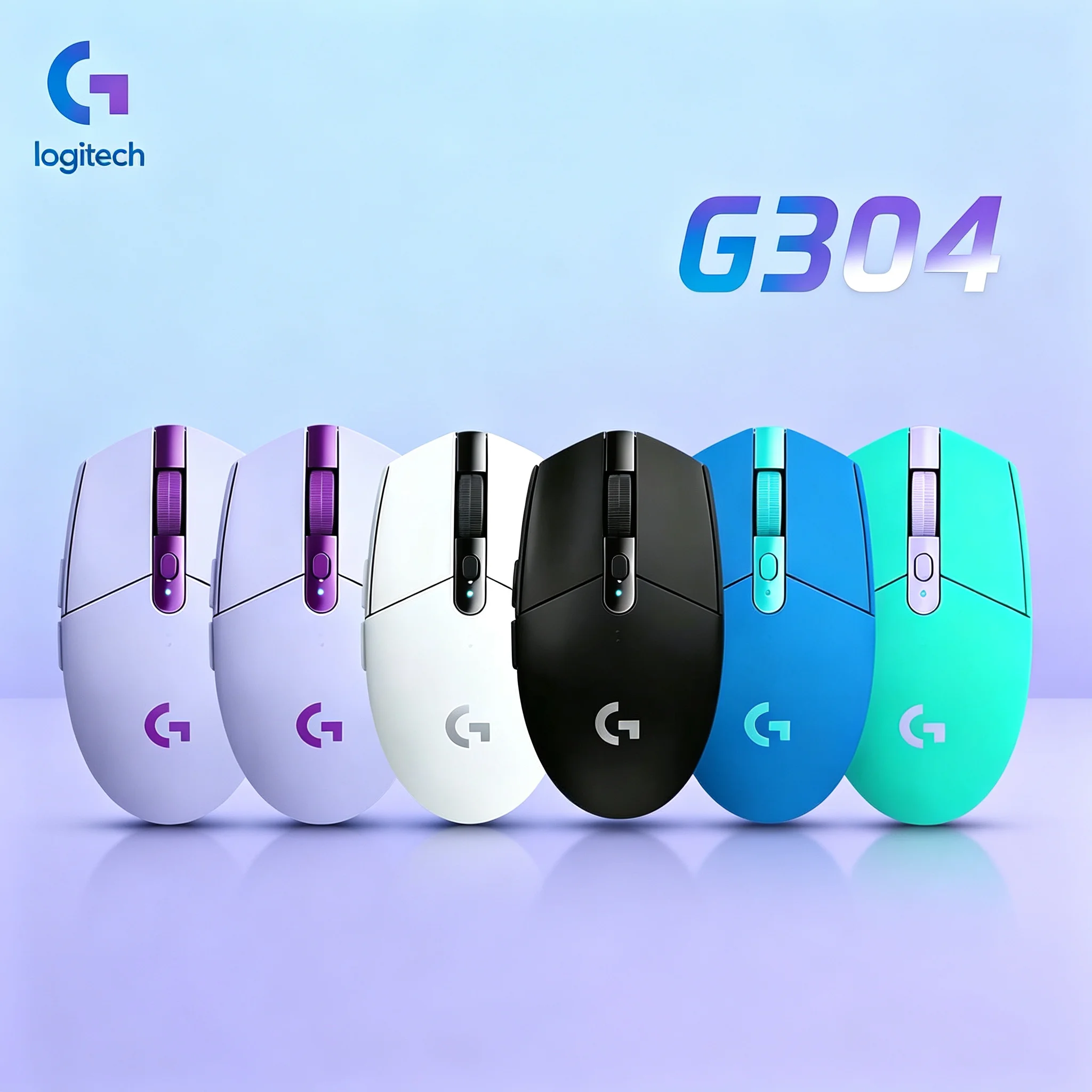 Logitech G304 2.4G Wireless Optical Mouse Stylish Look For Gamer Who Play PUBG CS2 Valorant Fortnite At Home