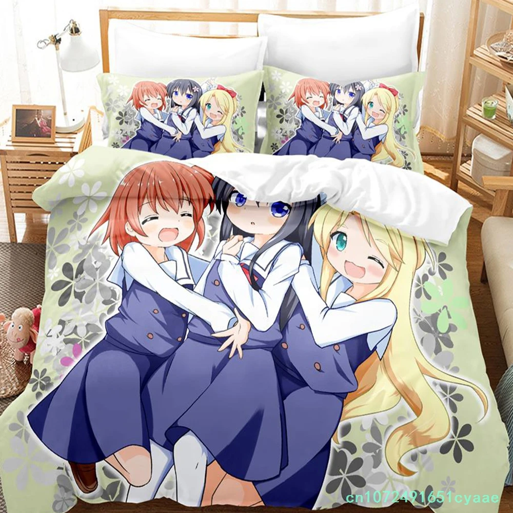 2023 Wataten! An Angel Flew Down To Me Bedding Set Single Twin Full Queen King Size Bed Set Adult Kid Bedroom Duvetcover Sets