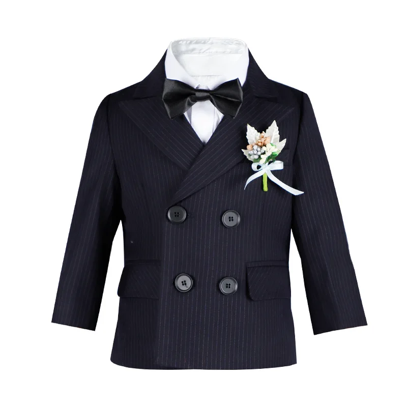 

Baby Boy Suit Jacket Gentleman Kids Violin Dance Show Performence Girls Party Jacket Children 1Year Birthday Wedding Wear Coat