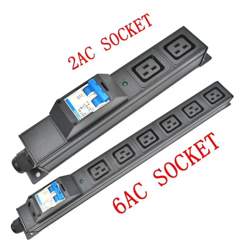 wireless PDU Power strip 2-8 Units C19 Outlet Socket  16A/32A 4000/8000W Air Switch aluminium alloy