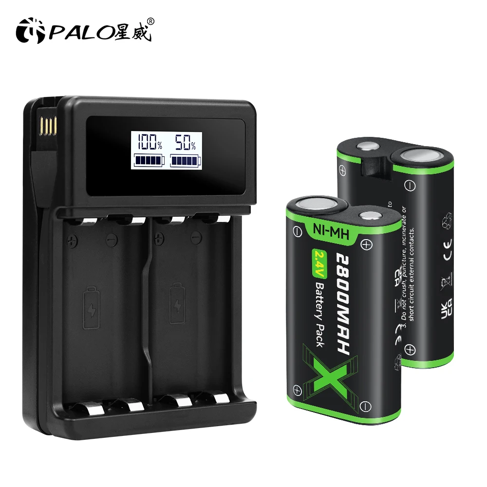 

PALO Rechargeable Battery For Xbox One X/S/Xbox One Controller USB Fast Charger For Xbox Series X/S