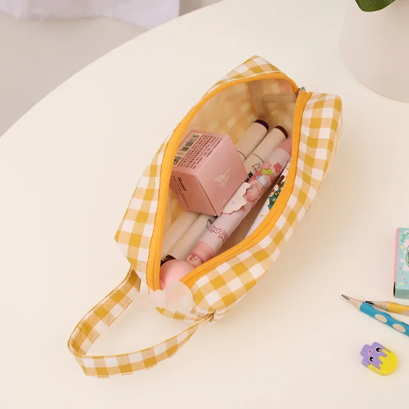 Cute Pencil Case Embroidery Pen Bag Pouch Gift for Girls & Kids School Office Stationery Organizer Supplies