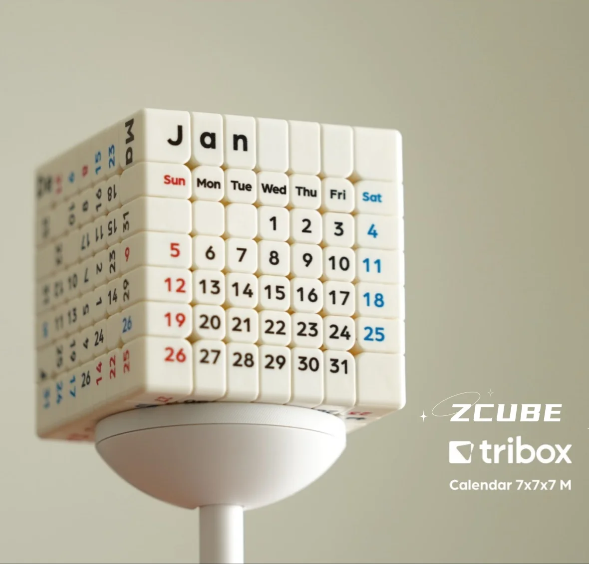

Z-Cube & Tribox Calendar 7x7 Магнитный куб 7x7x7 Speed Cube Профессиональные игрушки-головоломки