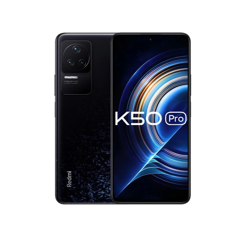 Global rom Smartphone Xiaomi Redmi K50 Pro 5G MTK Dimensity 9000 120W Carregamento Rápido 5000mAh telefone usado