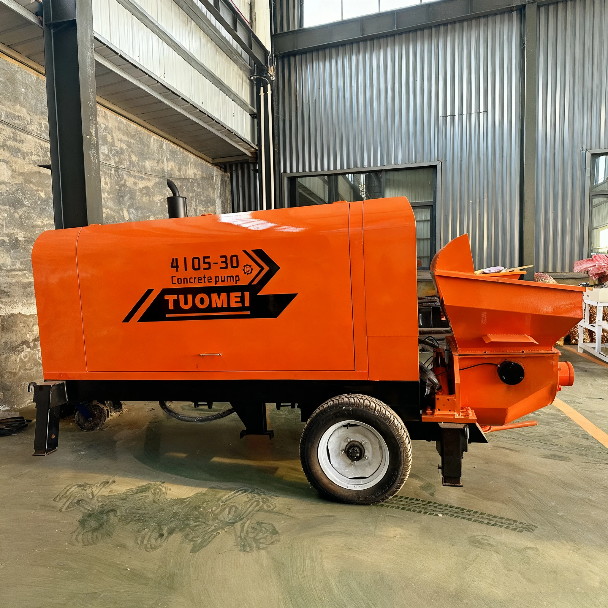 Customized Trending Products New Arrivals 22m³/h Efficient Concrete Conveying Pump Electric-Driven Concrete Transfer Pump