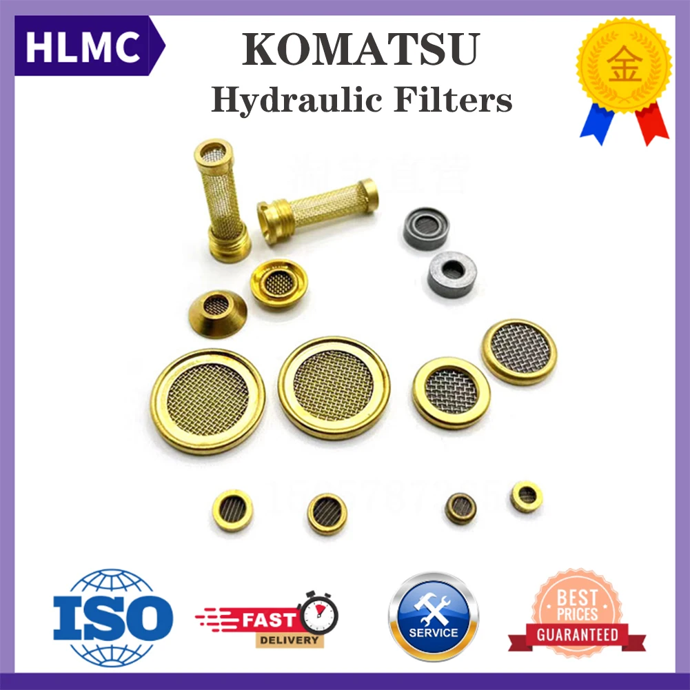 

10PCS Hydraulic Filters 20Y-60-31430 708-2L-25480 720-68-11920 702-21-55760 704-28-02751 720-68-15240 702-21-53120 723-40-82220