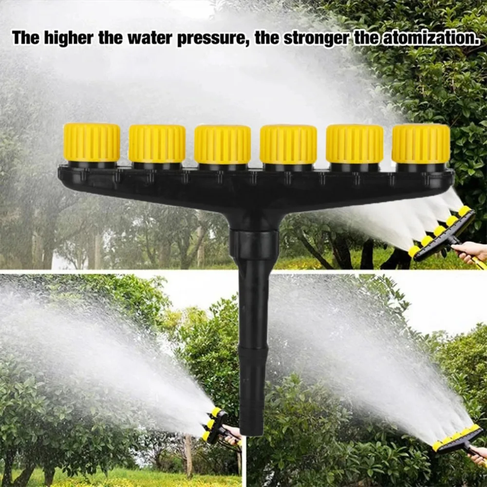 

6 Head Agriculture Atomizer Nozzles Adjustable Garden Lawn Water Sprinklers Farm Vegetable Irrigation Spray Garden Watering Tool