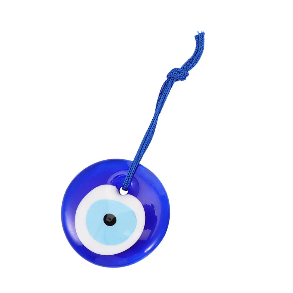 2Pcs Turkish Blue Eye Pendant Evil Eye Hanging Ornament for Home Office Wall Car Protection Decor Wall Hanging Crafts