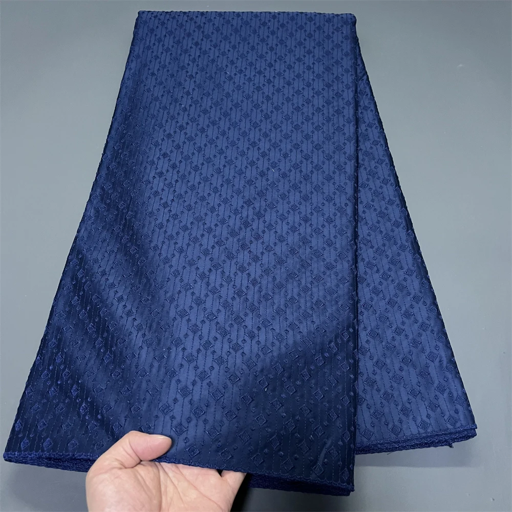 

Африканское нигерийское кружевное полотно из тюля для пошива платьев, высококачественный дамаст из хлопка с чистой вышивкой, для свадеб и вечеринок, hz1412, 5 ярдов