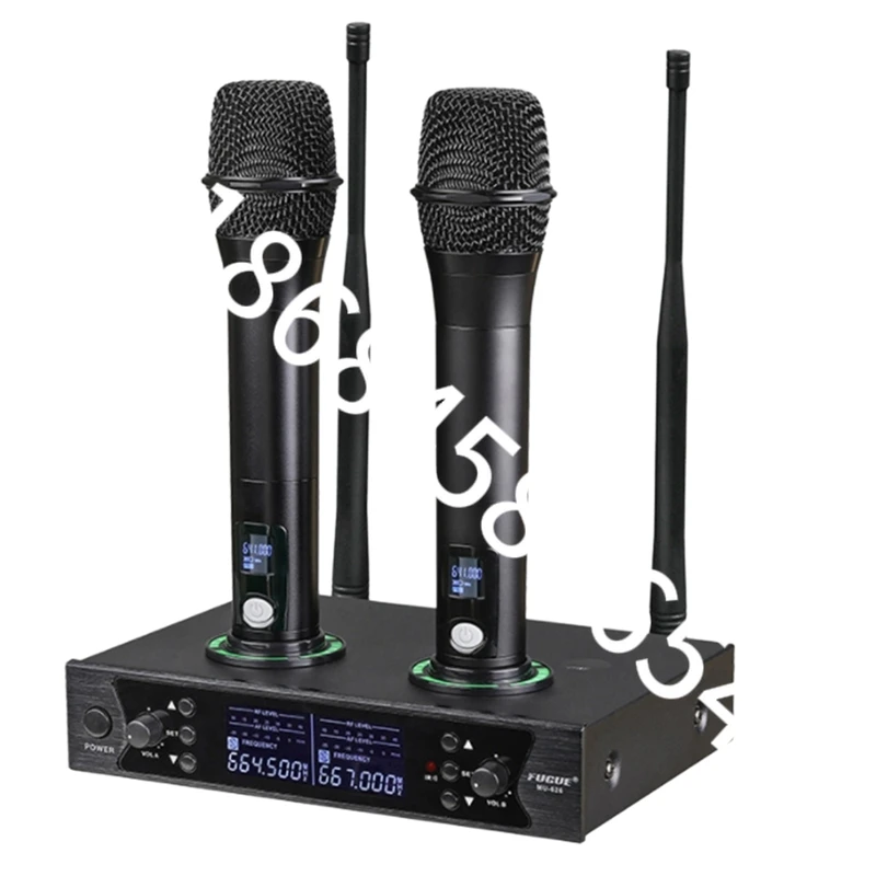 

Wireless BT Microphone One For Two Reverberation Tuning Family KTV TV Computer Karaoke Microphone