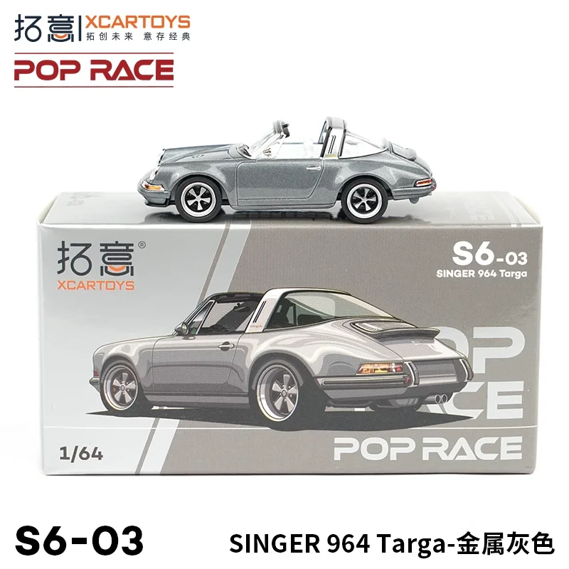 XCarToys x Pop Race 1:64 SINGER 964 Targa Diecast Model Car