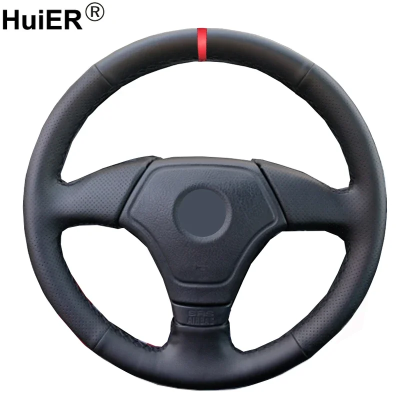 Funda para Volante de coche cosida a mano para BMW E36 1995-2000 E46 1998 1999 2000 E39 1995 1996-1999 E3 1995-1997 Funda Volante
