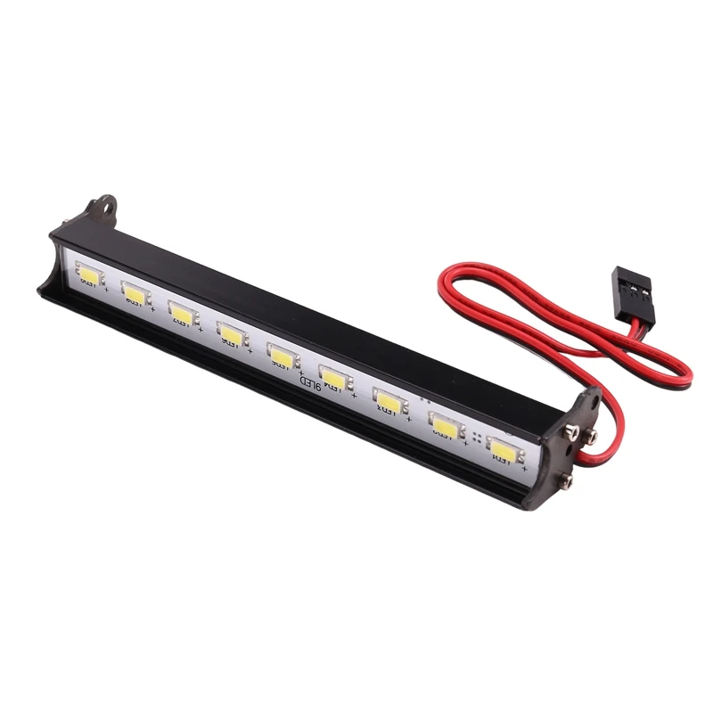 BNVN-RC Auto Tetto HA CONDOTTO LA Barra Luminosa Modalità Regolabile Per 1/10 Crawler SCX10 Wraith Capra TRX4 TRX6 CC01