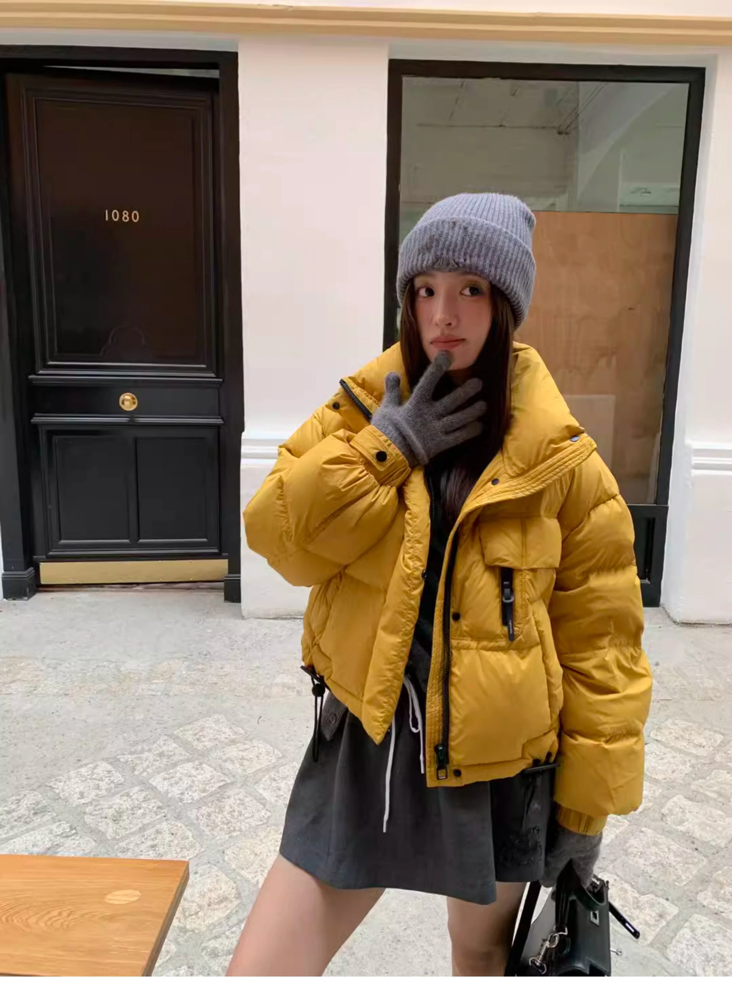 2026 Autumn Winter Women's Short Down Jacket Korean Stand Collar Puffer Jackets Women Warm Fashion Multicolor Thick Outerwear