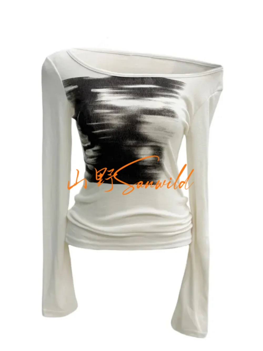 

Американская винтажная повседневная футболка с длинными рукавами для женщин, новинка весны 202, сексуальная свободная уличная одежда Spice Girls, эстетичная одежда