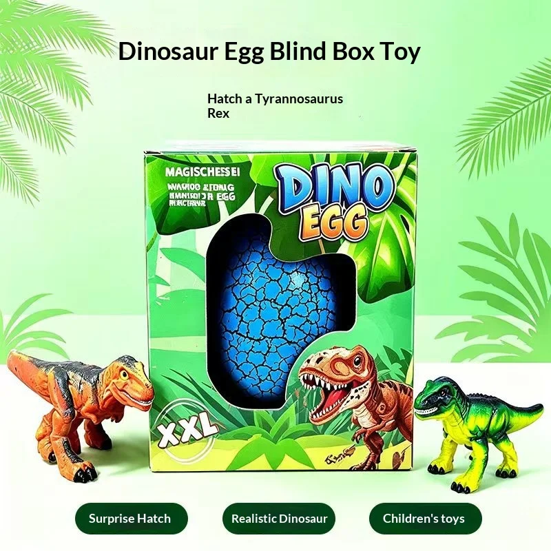 Magischer Dinosaurier Hatching Egg Water Growing Dinosaur Toy Simulation Silicone Decompression Interactive Party Game Gift