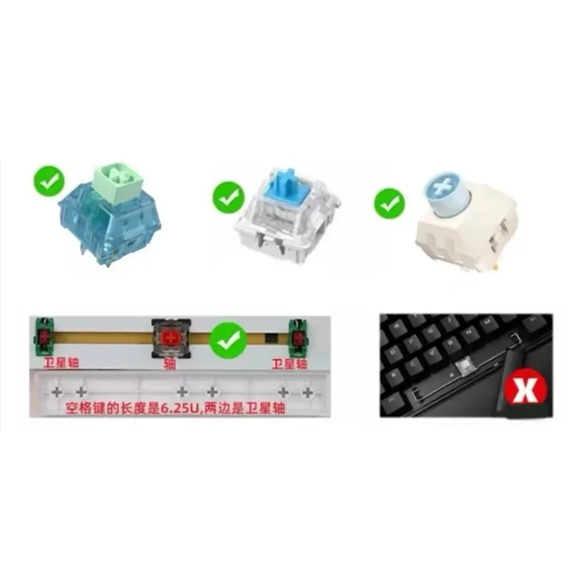 Hatsune Miku Copritasti fai-da-te Personalità anime Asse trasversale PBT Tastiera meccanica Keycap Decorazione Cartoon Simpatici copritasti in resina Regali