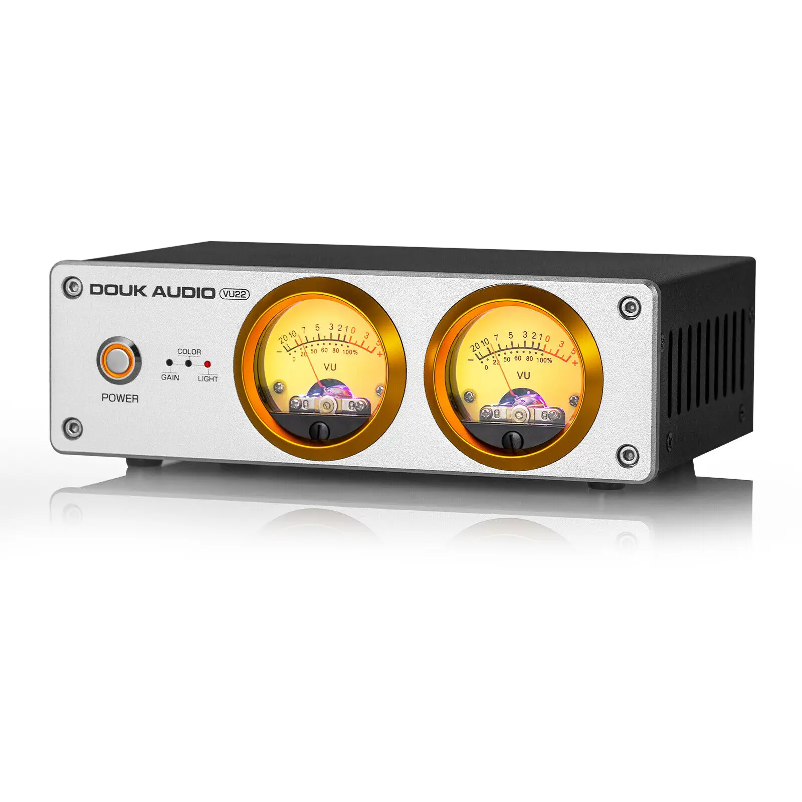 Nob sound Dual-Mikrofon-Line-Analog-Vu-Meter-Display für Verstärker Schallpegel DB-Panel Musik spektrum Audio-Anzeige – Detail 2