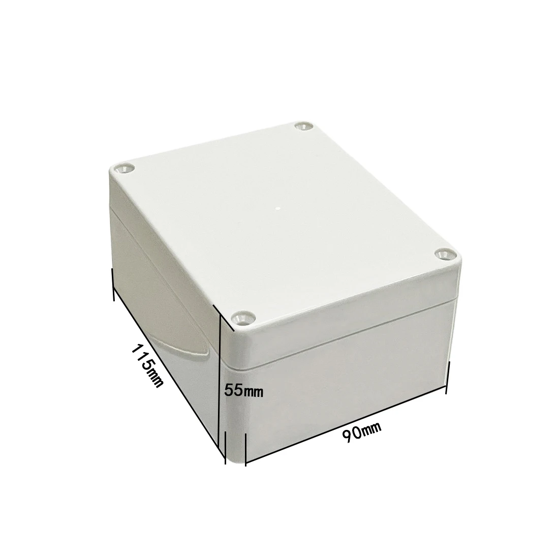 電子機器用の防水プラスチックプロジェクトボックス,日曜大工のプロジェクトケース,新しい機器,卸売,l * w * h,115*90*55mm, 1個