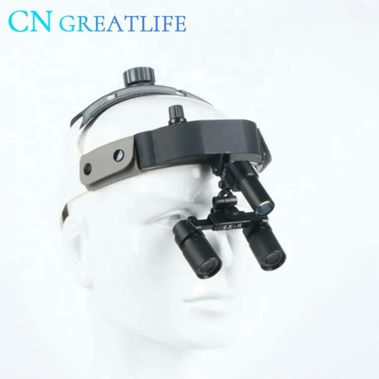 4X Led Headlamp Dental Dental Magnifying Loupes Headlamp Surgical Surgical Glasses Loupes 4x Dental Loupes Light with Led Light