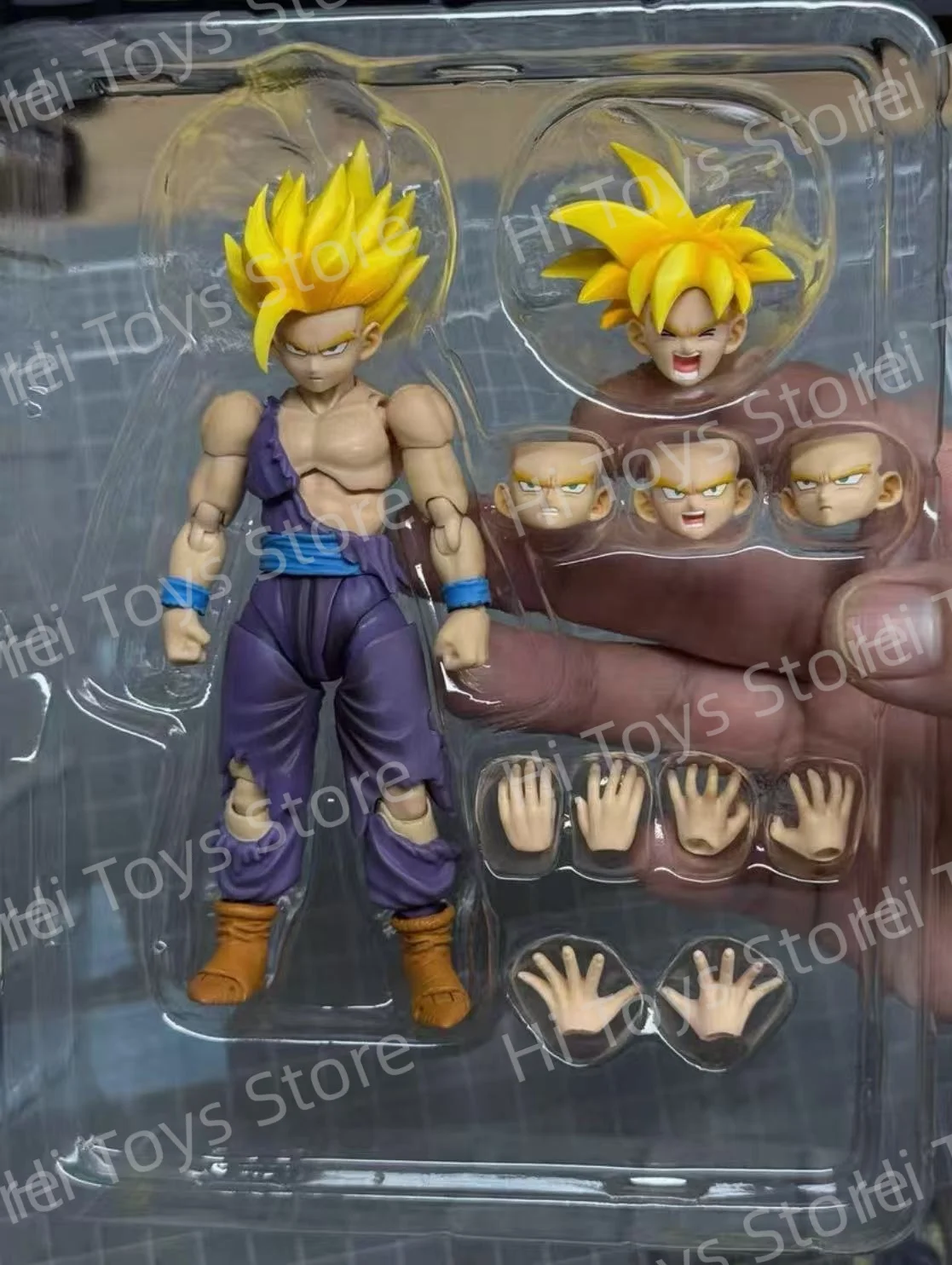 Disponibile originale Bandai Dragon Ball Shf Super Saiyan Son Gohan The Fighter Who Surpassed Action Figure Giocattoli da collezione