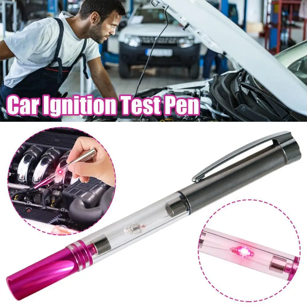 Car Spark Plug Tester Ignition System Coil Engine Inline Autos Diagnostic Test Tool In-Line Igniton Spark Tester Wire Spark Test