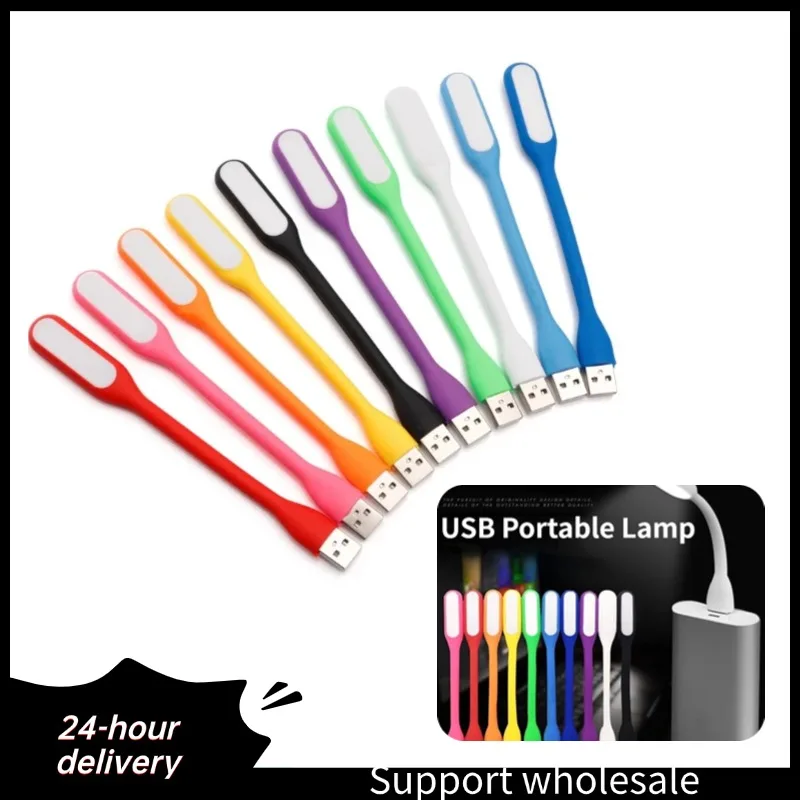 Mini USB LED reading lamp Table Lamps Portable book lamp camping night lights Bendable  for notebook computer protect eyesight
