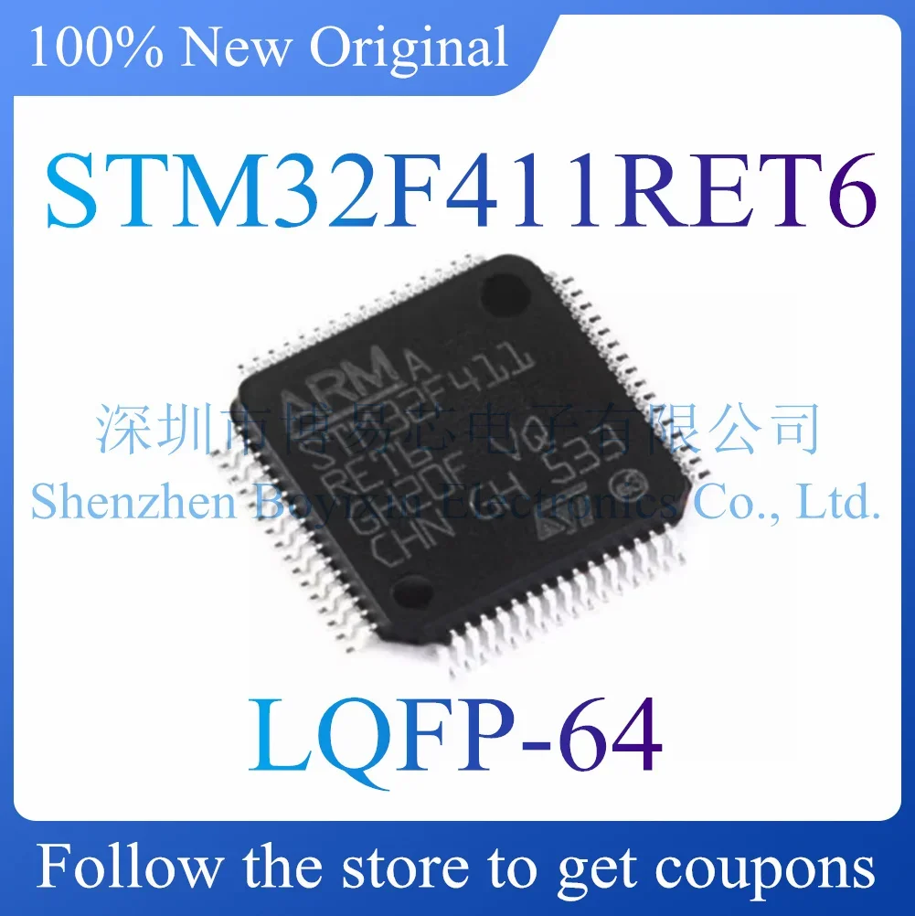 

NEW STM32F411RET6 Original Product LQFP-64