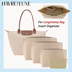 Organizer Insert For Longchamp Large Small Mini Size Totes Bag Felt Storage Bag Purse Insert Handbag Liner Bags Accessories