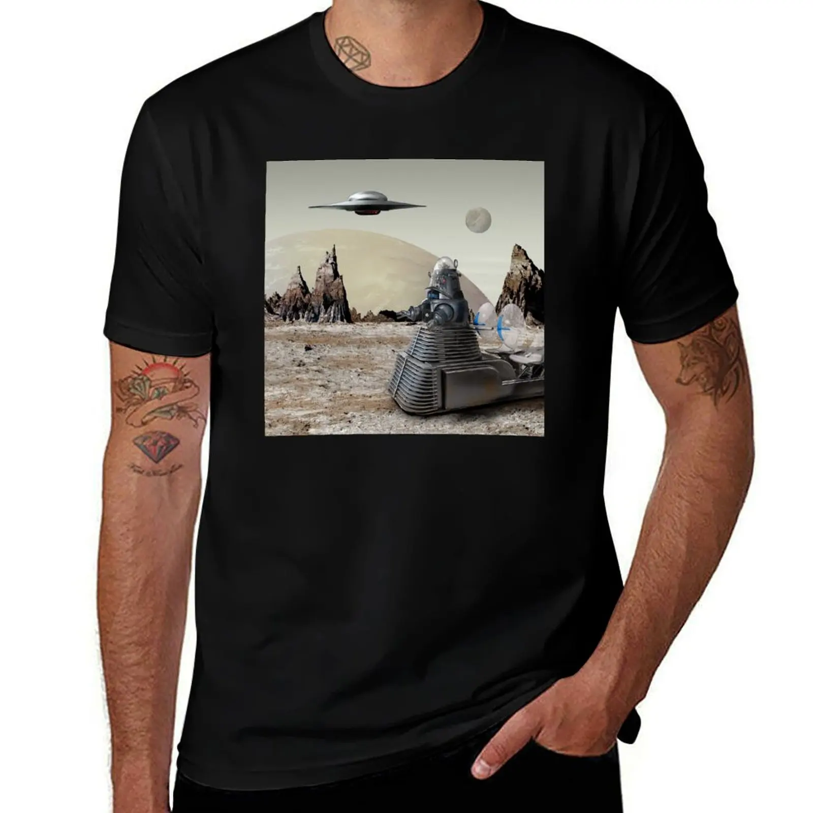 

Forbidden Planet, original new design poster. T-Shirt Streetwear Print Tee Shirt