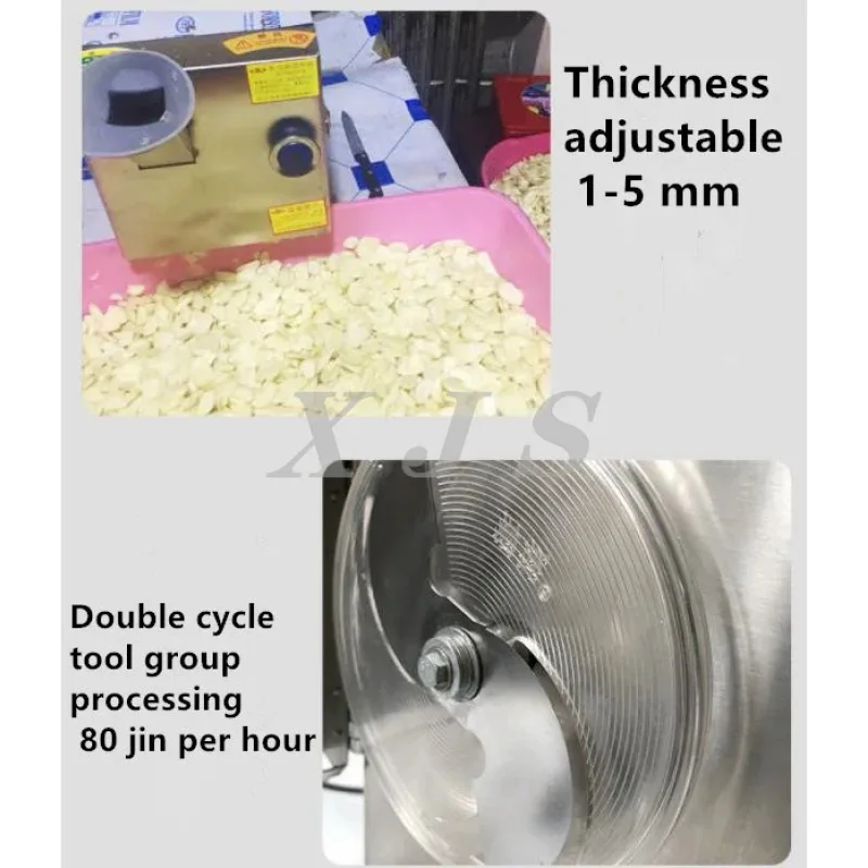Tools Slicing Machine Mincer Manual Stainless Steel Ginger Garlic Crusher Slicer