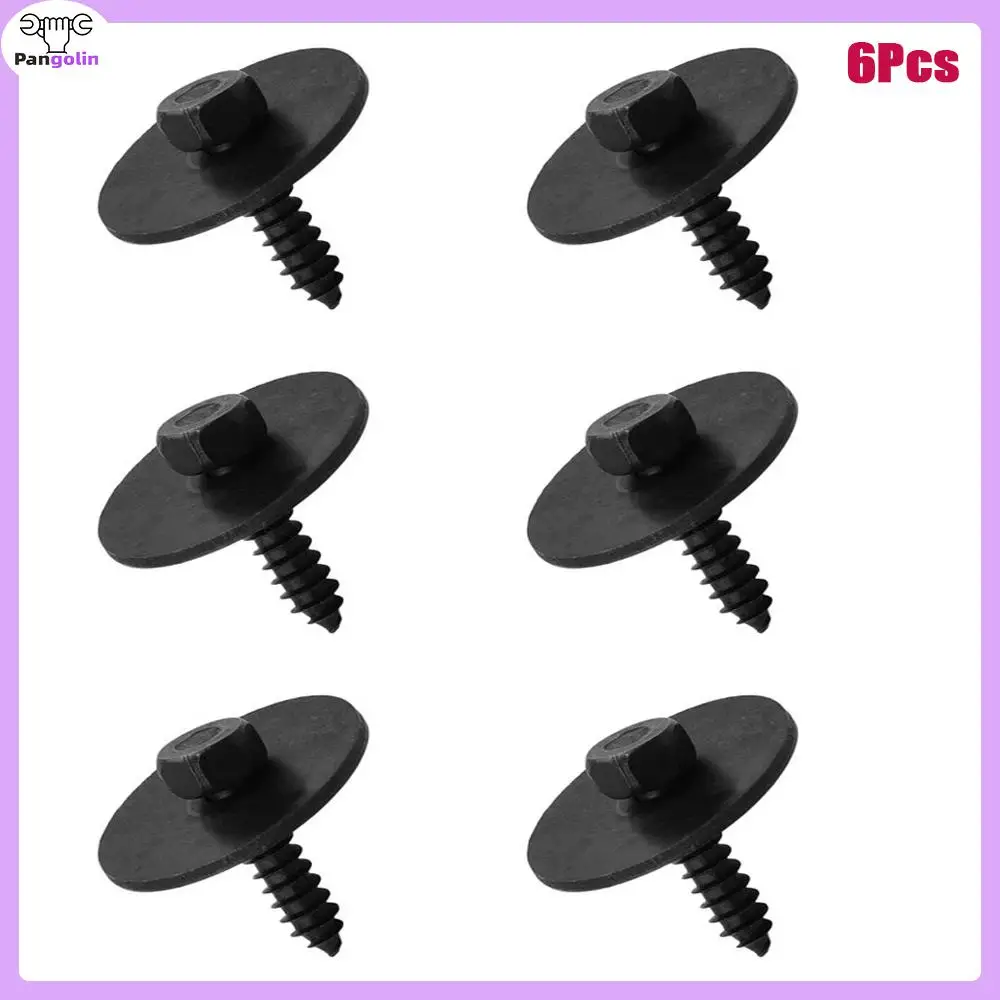 6pcs A0019906036 Auto Screw 4.8*19mm For Mercedes Benz W203 W204 W207 S203 S204 S211 C219 2002-2014 Under Engine Sheet Car Parts