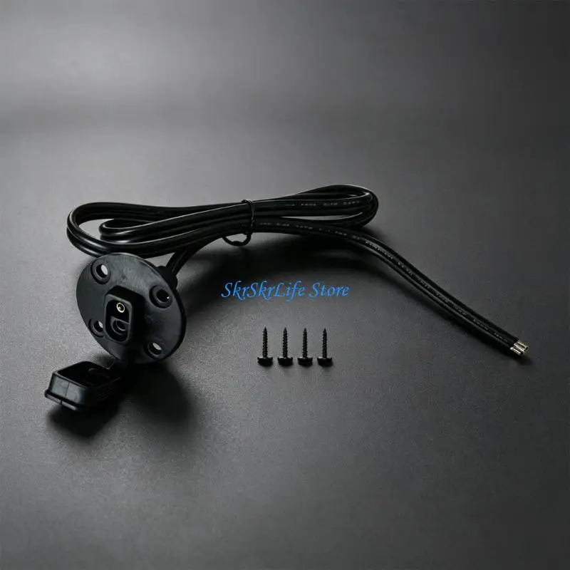 E65E 90Cm SAE Assembly Cable 12AWG With Dustproof Cap For Solars Charging Automotive And Marine Applications