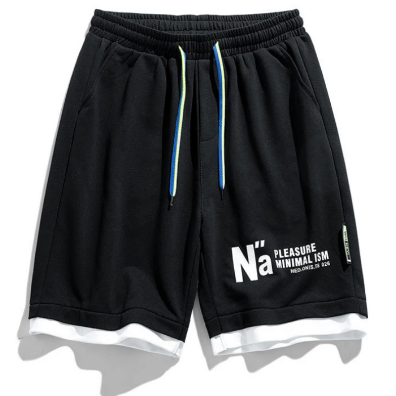 

Summer Baggy Sweatshorts Men Hip Hop Streetwear Loose Jogger Short Men Straight Cotton Casual Shorts Size 6XL 7XL 8XL