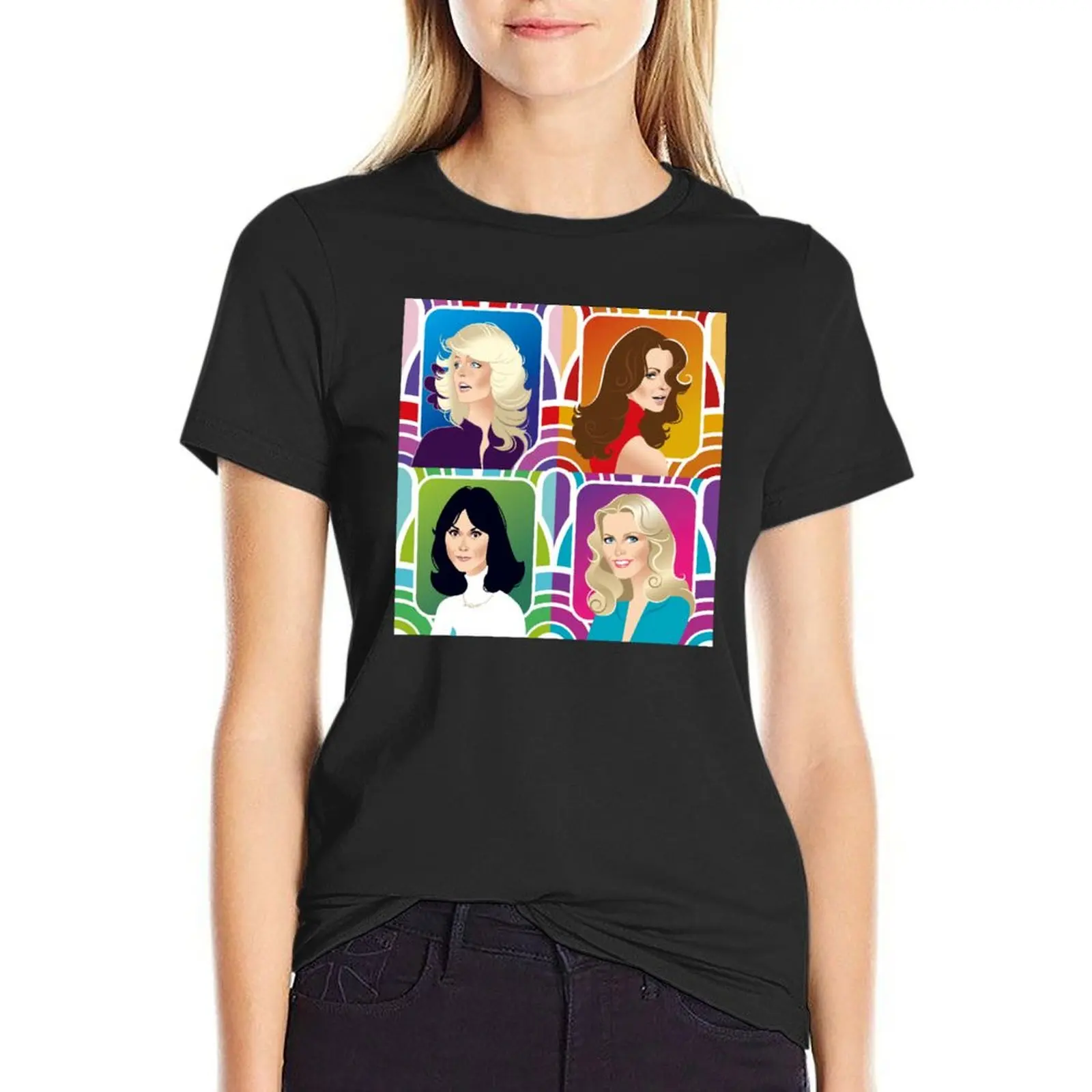 Four Angels T-Shirt cute clothes tees tops cute tops western t-shirt dress for Women