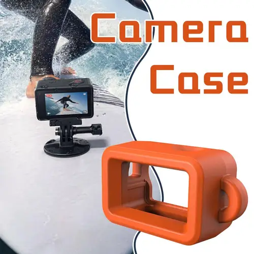 Imagen 2 del producto Funda protectora de flotabilidad para cámara DJI Osmo Action 4/5, carcasa flotante para buceo, accesorio de cubierta de marco anticaída ﻿