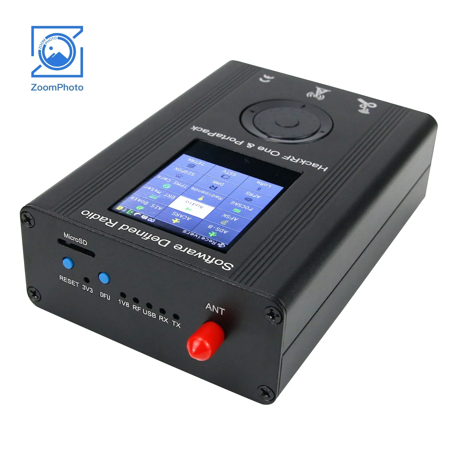 Portapack-hamgeek r9 hochfrequenz ein r9 sdr v2.0.0, gehäuse aus aluminium legierung, antenne, datenkabel kit montiert