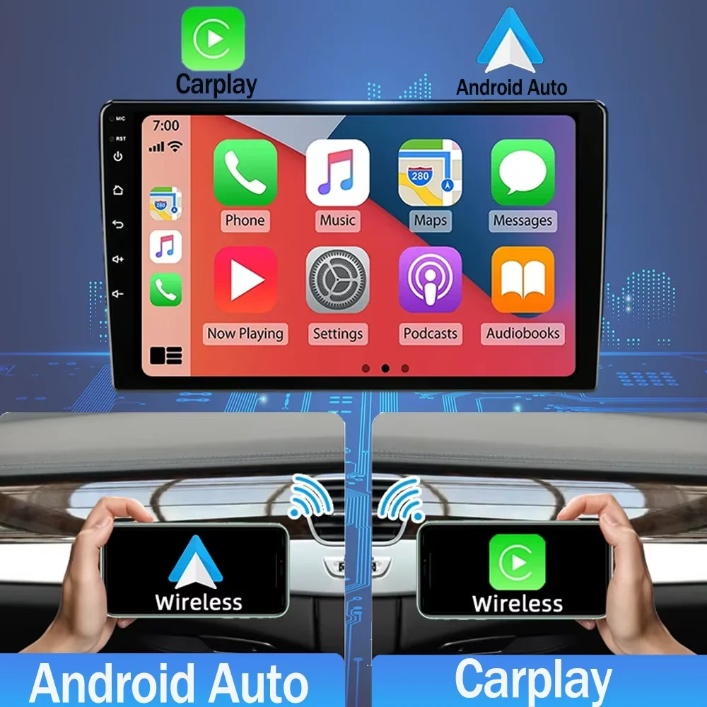 Radio para Auto Android 15 para Mitsubishi Pajero 3 1999 -- 2006, Reproductor Multimedia Estéreo, Navegación GPS, Carplay, Android Auto, Pantalla 2K 3